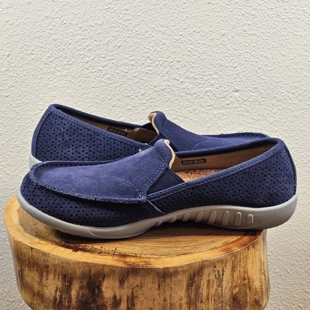 Revitalign‎ Siesta Burst Slip-On Blue Women's Shoes US 9.5 B Cork Insole NEW